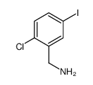 1-(2-Chloro-5-iodophenyl)methanamine结构式