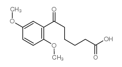 Benzenehexanoicacid, 2,5-dimethoxy-e-oxo-结构式