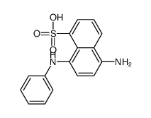 5-amino-8-anilinonaphthalene-1-sulfonic acid结构式