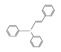 Phosphine,diphenyl(2-phenylethenyl)-结构式