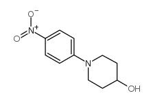 4-羟基-1-(4-硝基苯基)哌啶结构式