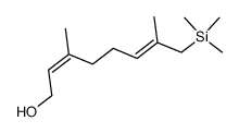 (2Z,6E)-3,7-dimethyl-8-trimethylsilyl-2,6-octadien-1-ol结构式