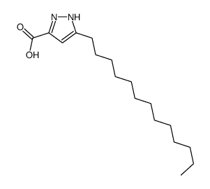 5-tridecylpyrazole-3-carboxylic acid结构式