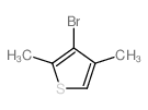 3-溴-2,4-二甲基噻吩结构式