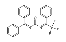 1-(diphenylmethylene)-3-(2,2,2-trifluoro-1-phenylethylidene)urea结构式