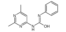1-(2,6-dimethylpyrimidin-4-yl)-3-phenylurea结构式