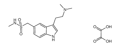 1-(3-(2-(dimethylamino)ethyl)-1H-indol-5-yl)-N-methylmethanesulfonamide oxalate结构式
