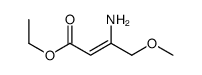 2-Butenoic acid,3-amino-4-methoxy-,ethyl ester结构式