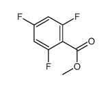 Methyl 2,4,6-trifluorobenzoate结构式
