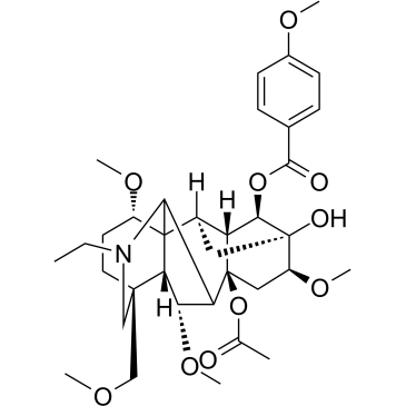 粗茎乌头碱甲结构式