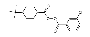 cis-4-tert.-Butylcyclohexylformyl-m-chlorbenzoylperoxid结构式