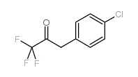 3-(4-chlorophenyl)-1,1,1-trifluoropropan-2-one结构式