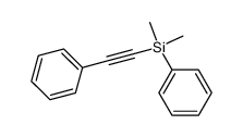 bis(phenylethynylene)methylphenylsilane结构式