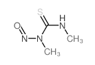 1,3-dimethyl-1-nitroso-thiourea结构式