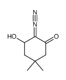 2-diazo-3-hydroxy-5,5-dimethylcyclohexan-1-one结构式