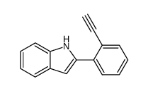2-(2-ethynylphenyl)-1H-indole结构式