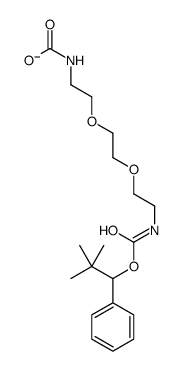 N-[2-[2-[2-[(2,2-dimethyl-1-phenylpropoxy)carbonylamino]ethoxy]ethoxy]ethyl]carbamate结构式