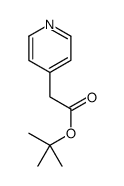 Tert-butyl 2-(pyridin-4-yl)acetate结构式