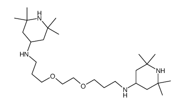 N,N'-bis-(2,2,6,6-tetramethyl-4-piperidyl)-4,7-dioxadecane-1,10-diamine结构式