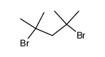 2,4-dibromo-2,4-dimethyl-pentane结构式