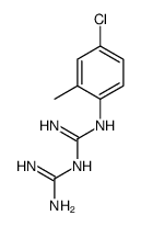 2-(4-chloro-2-methylphenyl)-1-(diaminomethylidene)guanidine结构式