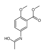 methyl 5-acetamido-2-methoxybenzoate结构式