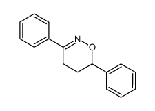 3,6-diphenyl-5,6-dihydro-4H-[1,2]oxazine结构式