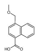 4-methoxymethyl-1-naphthoic acid结构式