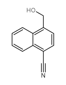 4-(羟基甲基)萘-1-甲腈结构式