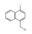 4-(bromomethyl)-1-chloro-naphthalene结构式