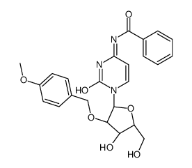 N-[1-[(2R,3R,4R,5R)-4-hydroxy-5-(hydroxymethyl)-3-[(4-methoxyphenyl)methoxy]oxolan-2-yl]-2-oxopyrimidin-4-yl]benzamide结构式