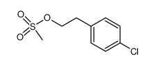 methanesulfonic acid-2-(4-chlorophenyl)ethyl ester结构式