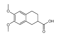 1,2,3,4-tetrahydro-6,7-dimethoxynaphthalene-2-carboxylic acid结构式
