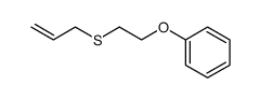 4-thia-6-phenoxy-1-hexene结构式
