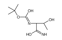TERT-BUTYL ((2S,3R)-1-AMINO-3-HYDROXY-1-OXOBUTAN-2-YL)CARBAMATE结构式