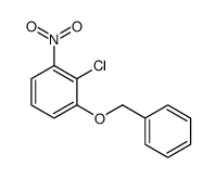 Benzene, 2-chloro-1-nitro-3-(phenylmethoxy)-结构式