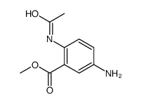 methyl 2-acetamido-5-aminobenzoate结构式