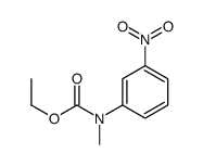 ethyl N-methyl-N-(3-nitrophenyl)carbamate结构式