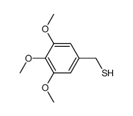 3,4,5-trimethoxybenzyl mercaptan结构式