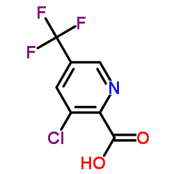 3-氯-5-三氟甲基吡啶-2-甲酸结构式