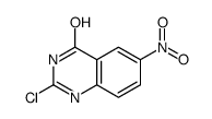 4(3H)-Quinazolinone, 2-chloro-6-nitro-结构式