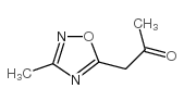 1-(3-methyl-1,2,4-oxadiazol-5-yl)propan-2-one结构式
