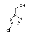 (4-chloropyrazol-1-yl)methanol结构式