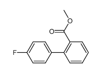 2-(4-fluorophenyl)benzoic acid methyl ester结构式