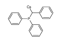 ((diphenylphosphanyl)(phenyl)methyl)cesium结构式