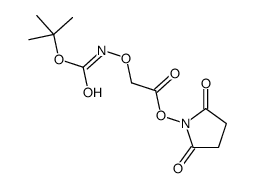 Boc-NH-O-C1-NHS ester结构式