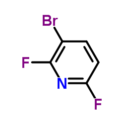 3-溴-2,6-二氟吡啶结构式