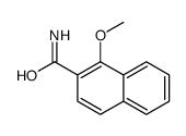 1-methoxynaphthalene-2-carboxamide结构式