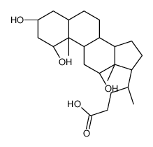 (1β,3α,5β,12α)-1,3,12-Trihydroxycholan-24-oic acid结构式