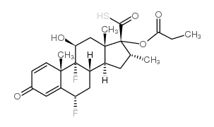 氟替卡松丙酸酯中间体 E结构式